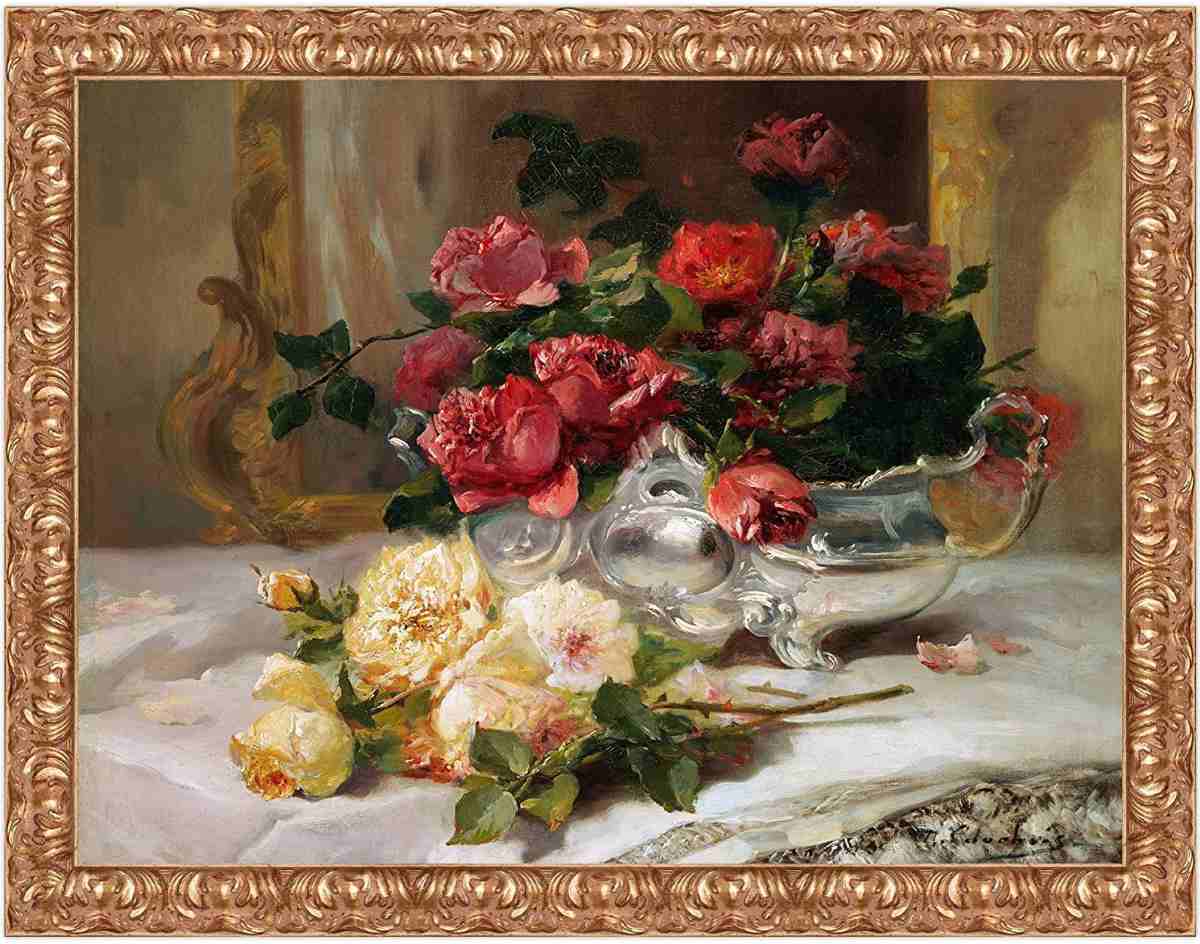 stampa-su-tela-di-quadro-famoso-antico-classico-amazon-fiori-vaso