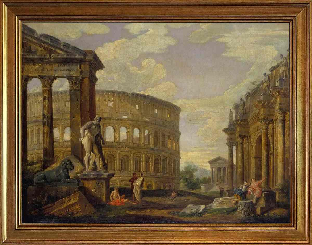 tela-roma-antica-colosseo-giovanni-paolo-panini